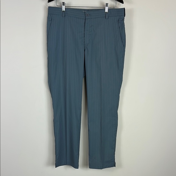 Nike‎ Golf Tour Performance Men's Striped Blue Gray Pants Size 34x30 - Picture 1 of 9